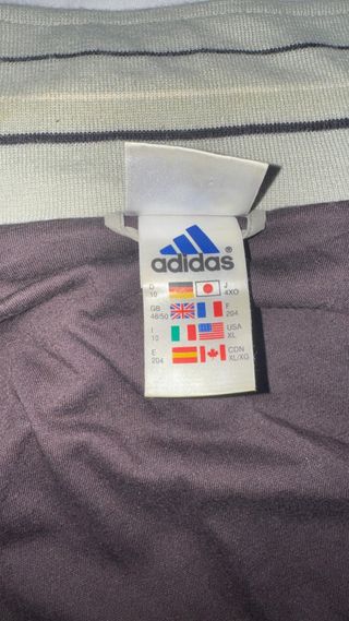 Cortavientos Adidas Vintage Minimalista 90s Beige