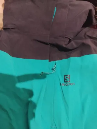 Chaqueta esquí Salomon azul y marino