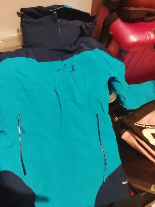 Chaqueta esquí Salomon azul y marino