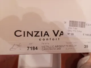 Scarpe donna punta aperta argento