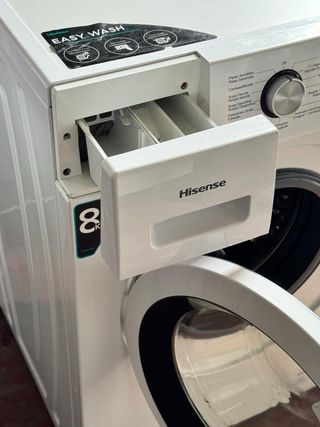 LAVADORA HISENSE DE 8 KILOS CLASE A+++