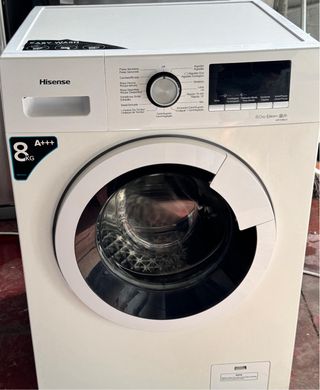 LAVADORA HISENSE DE 8 KILOS CLASE A+++