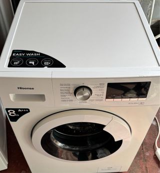 LAVADORA HISENSE DE 8 KILOS CLASE A+++