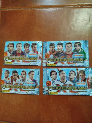 Lote 4 sobres Panini Adrenalyn 2012-13