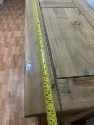 Comodín rústica de madera