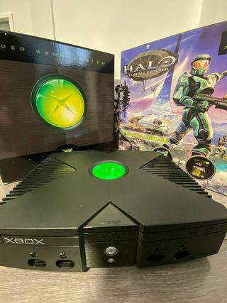 Xbox Edición Limitada Halo + Cajas