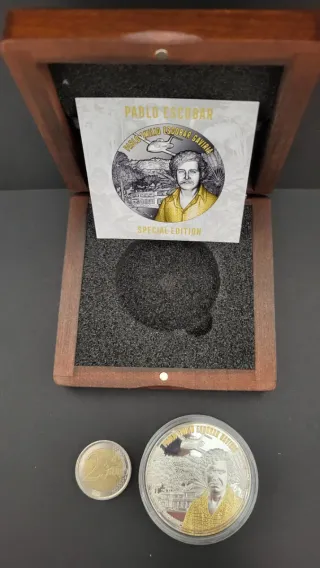Moneda Pablo Escobar Edición Especial 2 onzas