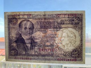 ºoO billete 25 pesetas 1946 - España