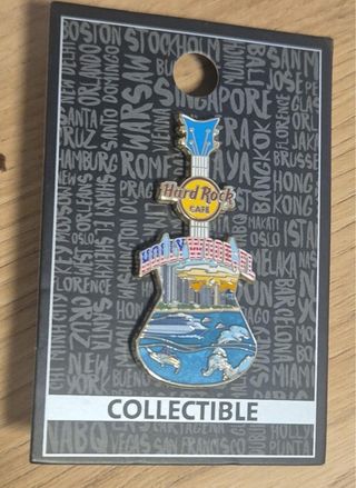 Pin Guitarra Hard Rock Manchester Edición Limitada