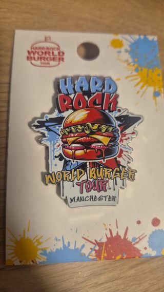 Pin Guitarra Hard Rock Manchester Edición Limitada
