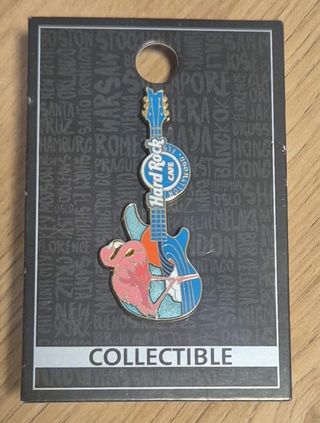 Pin Guitarra Hard Rock Manchester Edición Limitada