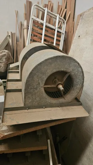Componente de ventilación industrial