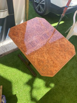 Mesa plegable caravana comedor y cama