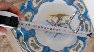 Alzatina vintage uccelli porcellana