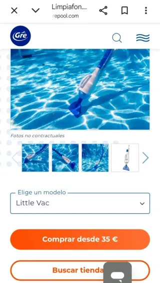 Limpiafondos Piscina Little Vac