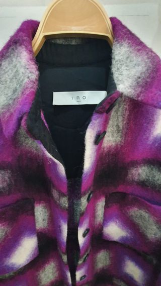 Sobrecamisa de Lana Morada Iro Paris