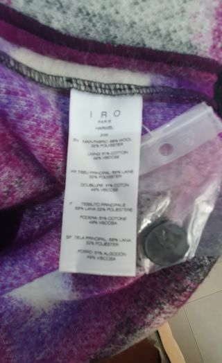 Sobrecamisa de Lana Morada Iro Paris