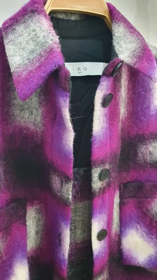 Sobrecamisa de Lana Morada Iro Paris