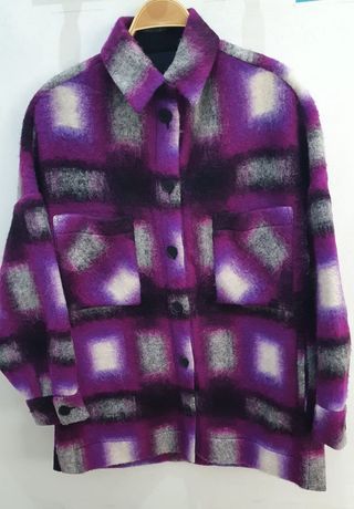 Sobrecamisa de Lana Morada Iro Paris