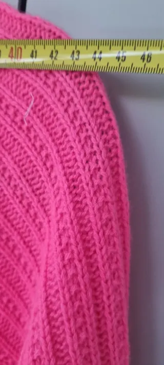 Jersey de cachemira rosa talla XL