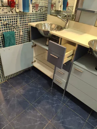 Mobile da bagno completo con lavandini