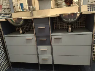 Mobile da bagno completo con lavandini