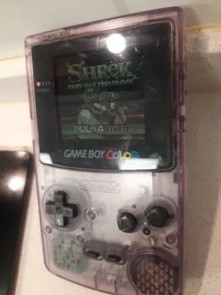 Nintendo Game Boy Color Morado Transparente