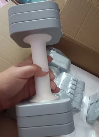 Mancuernas Ajustables Set Gris 10kg