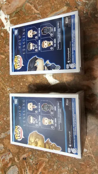 Funkos Solo Leveling Sung Jinwoo 1982 Gold y Chase