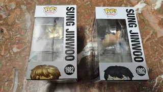 Funkos Solo Leveling Sung Jinwoo 1982 Gold y Chase