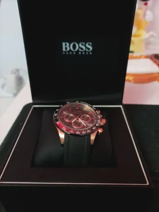 Reloj Hugo Boss Negro y Dorado