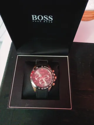 Reloj Hugo Boss Negro y Dorado
