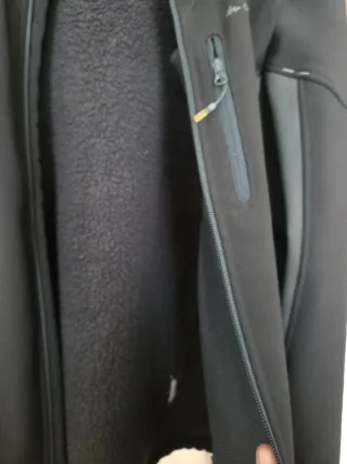 Chaqueta térmica negra Talla L