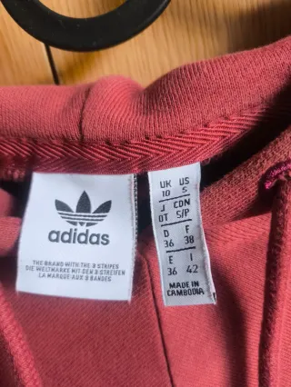 Sudadera Adidas Oversize Beige y Marrón