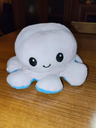 3 Peluches: Perro, Oso y Pulpo reversible