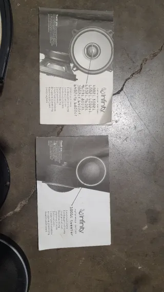 Altavoces Infinity 6x9 y 6.5 pulgadas