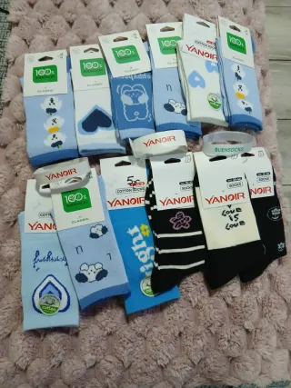 Lote 12 pares calcetines chica BUENSOCKS