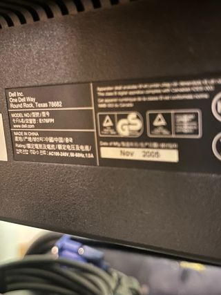 Monitor Dell Negro