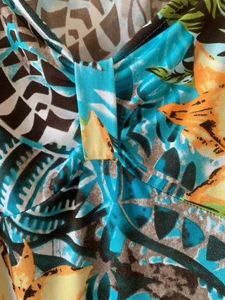 Abito estivo floreale Made in Italy XL