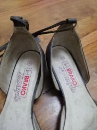 Zapatos planos BRAKO grises talla 38