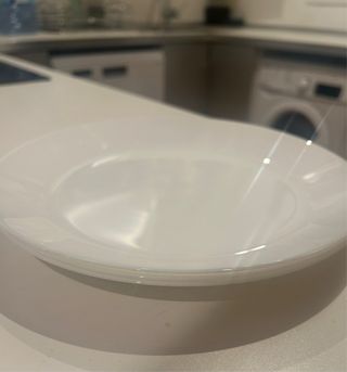 Juego 4 Platos Grandes Porcelana Ikea