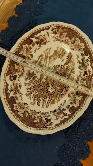 Piatto Ovale Inglese Porcellana