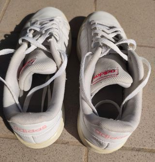 Scarpe Adidas Grand Court Bianche Rosse