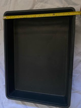 4 Bandejas negras multiusos