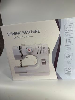 Máquina de coser eléctrica + kit hilos