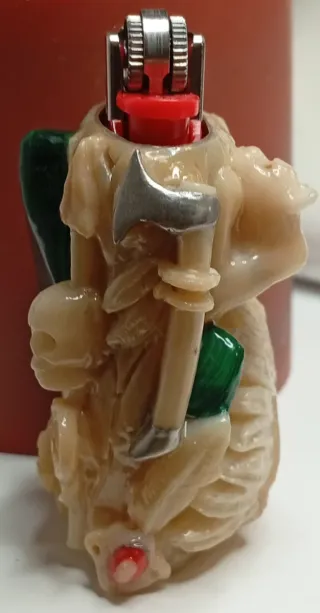 Copri accendino Bic fatto a mano con base Ag