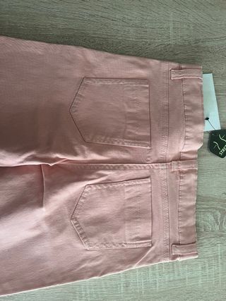 Pantaloni bambina elasticizzati rosa