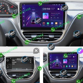 Radio Pantalla CARPLAY GPS USB para Peugeot 208
