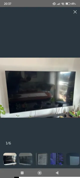 TV 55 Negro y Plata sirve para repuesto