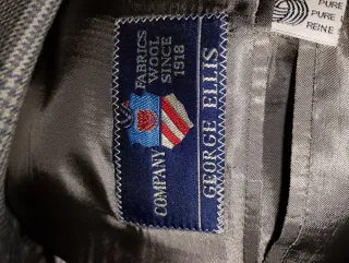 Blazer Sartoria Ducale 100% Lana Vergine Grigio